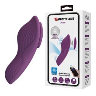 Pretty Love Mane Magnetic App- Controlled Panty Vibe - Purple